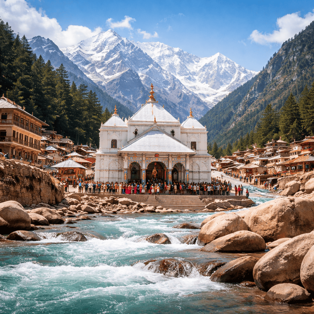 Char Dham Yatra by Road - Gangotri Temple